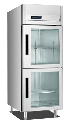 497W 산업적 입형결빙기, 100 킬로그램 레스토랑 디스플레이 냉장고 조정 선반 620x750x1980