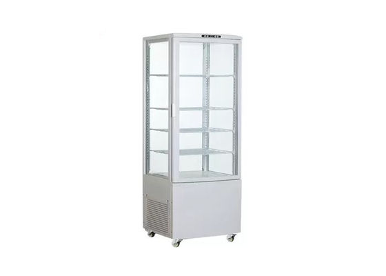 고효율 R134a 냉각제 215L 음료 디스플레이 냉동고