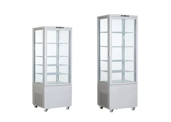 고효율 R134a 냉각제 215L 음료 디스플레이 냉동고