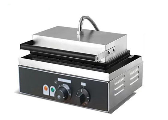 스테인레스 강 390 밀리미터 1.55Kw 핫도그 와플 메이커