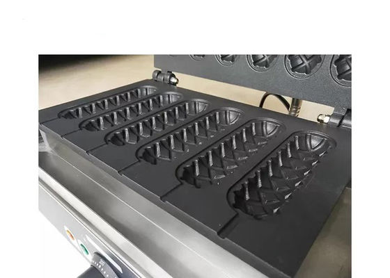 스테인레스 강 390 밀리미터 1.55Kw 핫도그 와플 메이커